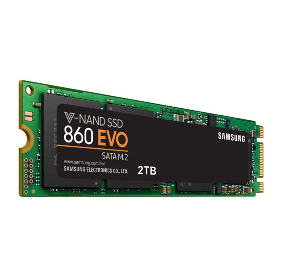 SSD - Samsung 860 EVO M.2 2280 SSD - 2TB - MZ-N6E2T0BW