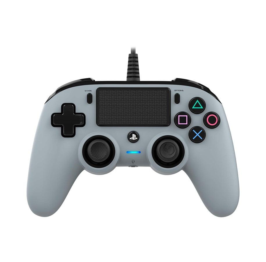Gaming Zubehör - NACON Compact Controller Grey - Wired Controller - Sony PlayStation 4 - 3499550360776