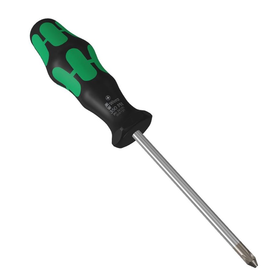 Handwerkzeuge  - Wera 350 PH Schraubendreher für Phillips-Schrauben, PH 2 x 300 mm - 05008730001