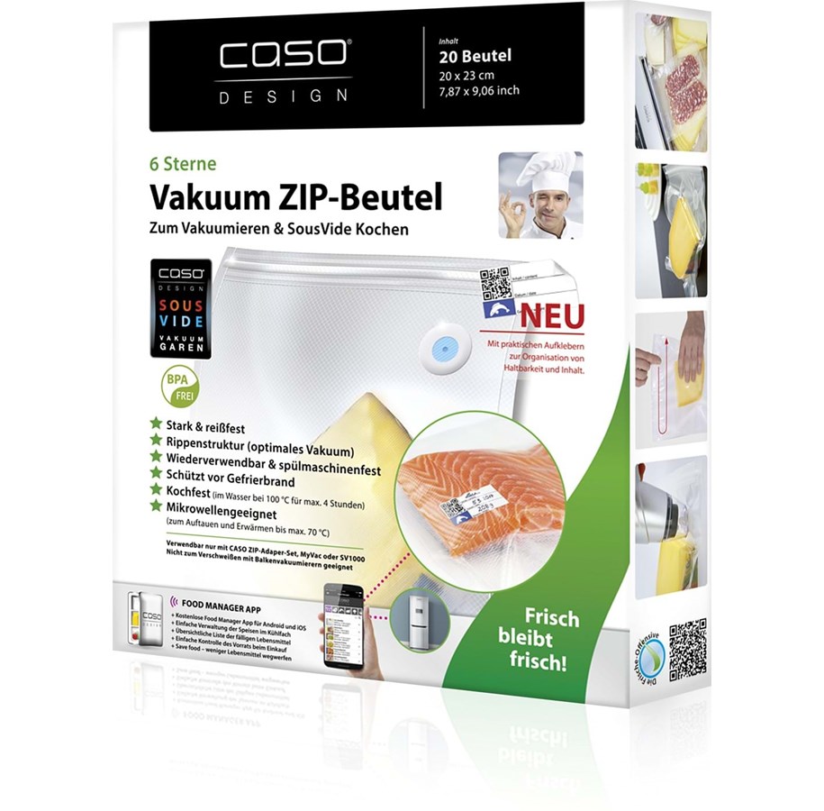 Vacuum / Sous Vide - CASO Vacuum Bags 20x23cm - 1315