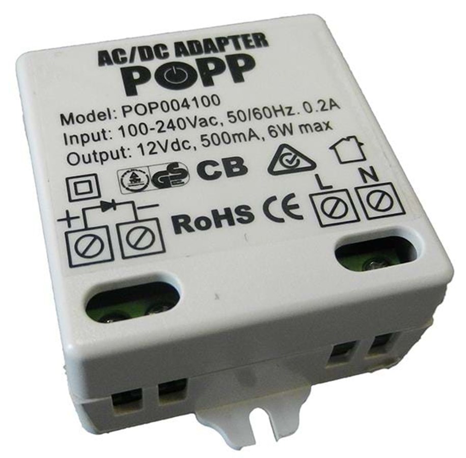 Smart-Home - Popp External Mains Adapter for POPP Smoke Sensor POPE0 - POPE004100