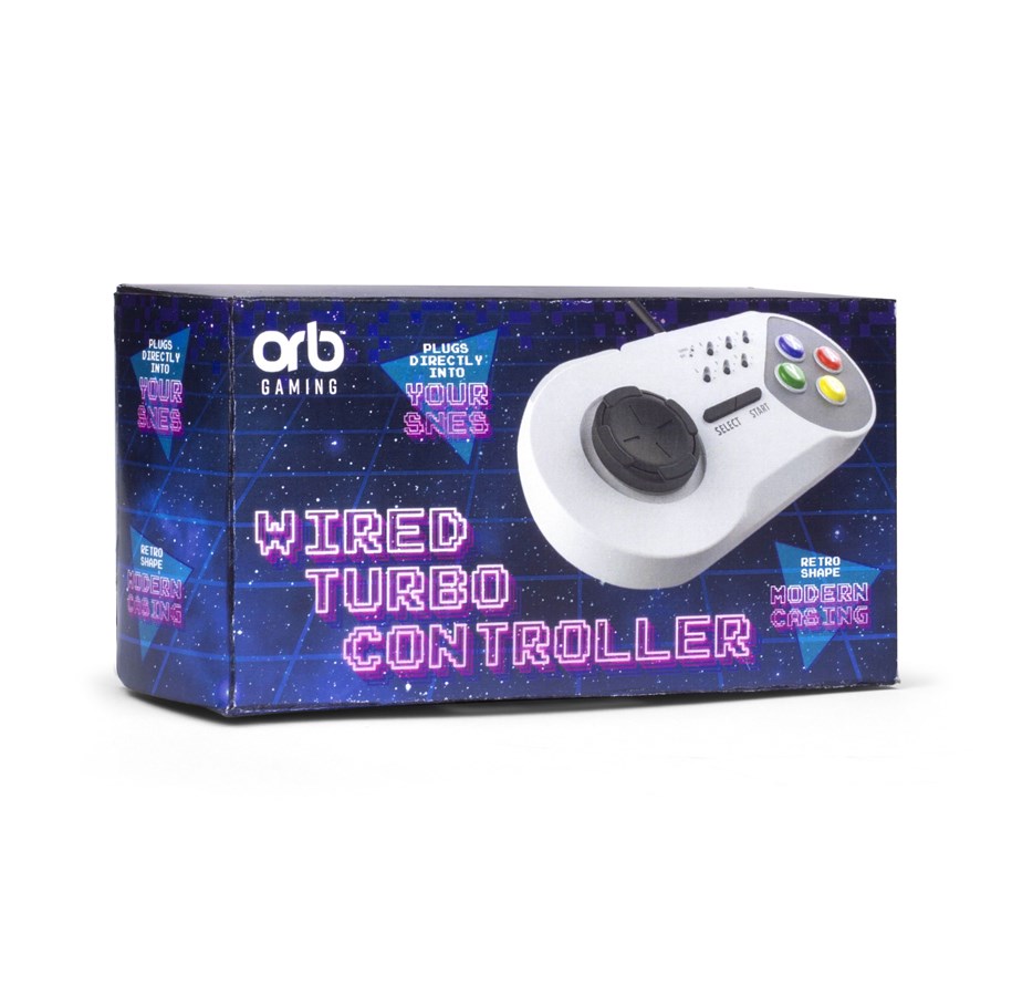 Gaming Zubehör - Orb SNES Turbo Wired Controller - Wired Controller - Nintendo Super NES - 5060491776438