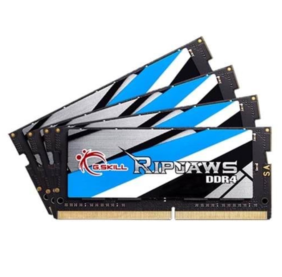 RAM - G.Skill Ripjaws SODIMM DDR4-2666 - 32GB - CL19 - Quad Channel (4 pcs) - Intel XMP - Schwarz - F4-2666C19Q-32GRS