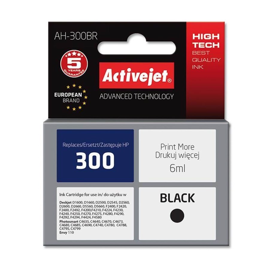 Druckerzubehör - Tinte & Toner - ActiveJet AH-300BR Premium version - AH-300BR