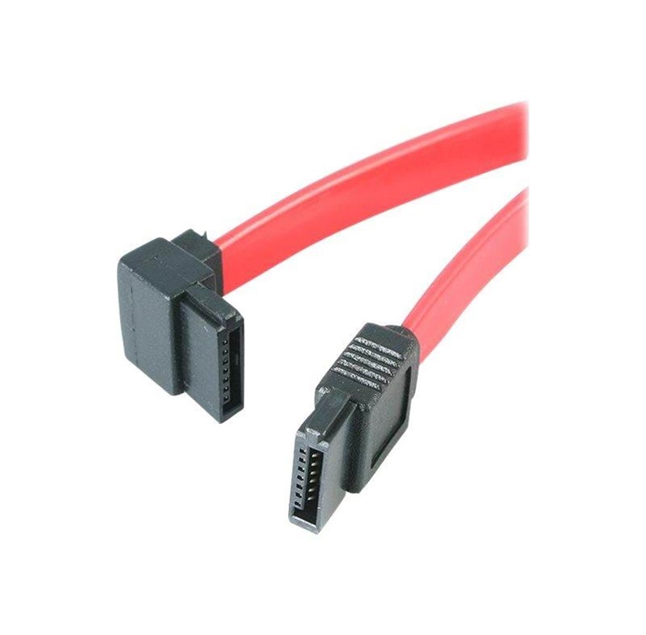 SATA Kabel - StarTech.com 6in SATA to Left Angle SATA Serial ATA Cable - SATA cable - 15.2 cm - SATA6LA1