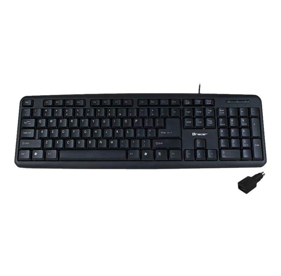 Tastaturen - Tracer Maverick - keyboard - US - black - Tastatur - Englisch (US) - Schwarz - TRAKLA45489