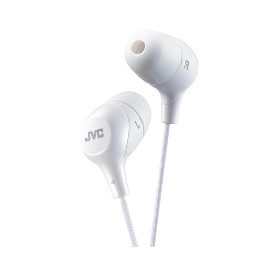 Kopfhörer/Headsets - JVC In Ear Headphones - White - HA-FX38-W-E