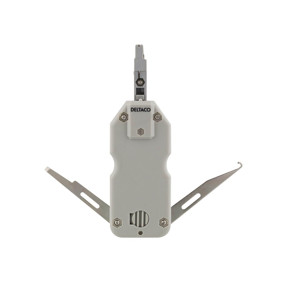 Netzwerkzubehör - Deltaco VK-263 Compact network cable punchdown tool Krone LSA white - VK-263