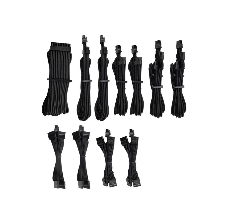 Stromkabel (Intern) - Corsair Premium Pro Kit (Type 4 Generation 4) - Schwarz - CP-8920222
