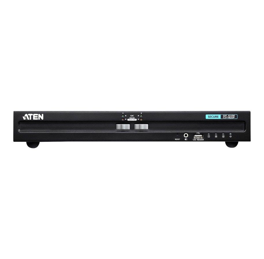 KVM Switches - ATEN 2-Port USB DisplayPort Secure KVM Switch - CS1182DP-AT-X