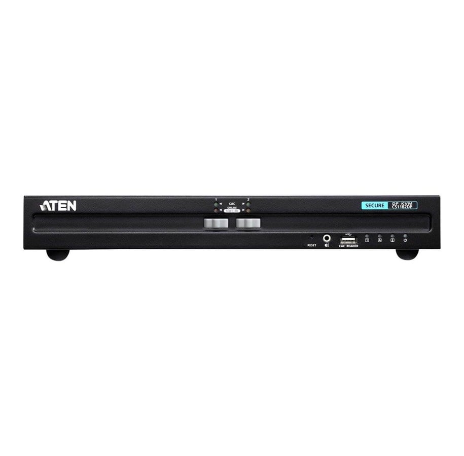 KVM Switches - ATEN 2-Port USB DisplayPort Secure KVM Switch - CS1182DP-AT-X