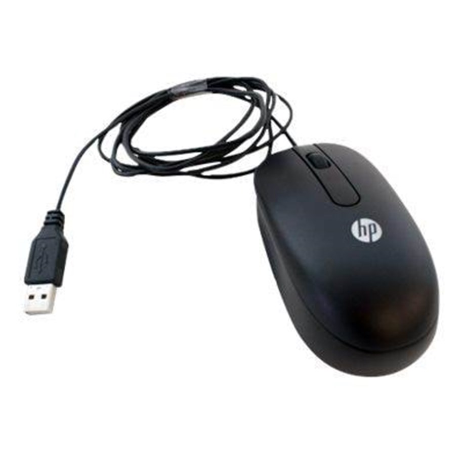 Maus - HP I USB Optical Scroll Mouse - Maus (Schwarz) - 674316-001