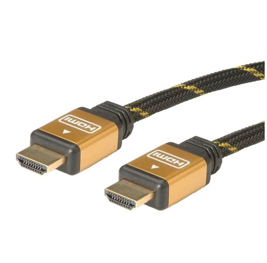 KVM Kabel - Roline GOLD HDMI HS Cable. A-A. M/M. 2m - 11.04.5562