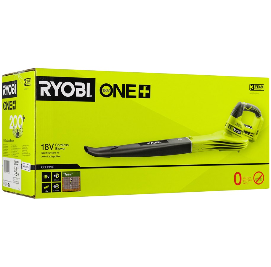 Laubsauger/-bläser - Ryobi OBL1820S ONE+ Cordless Blower - 5133002663
