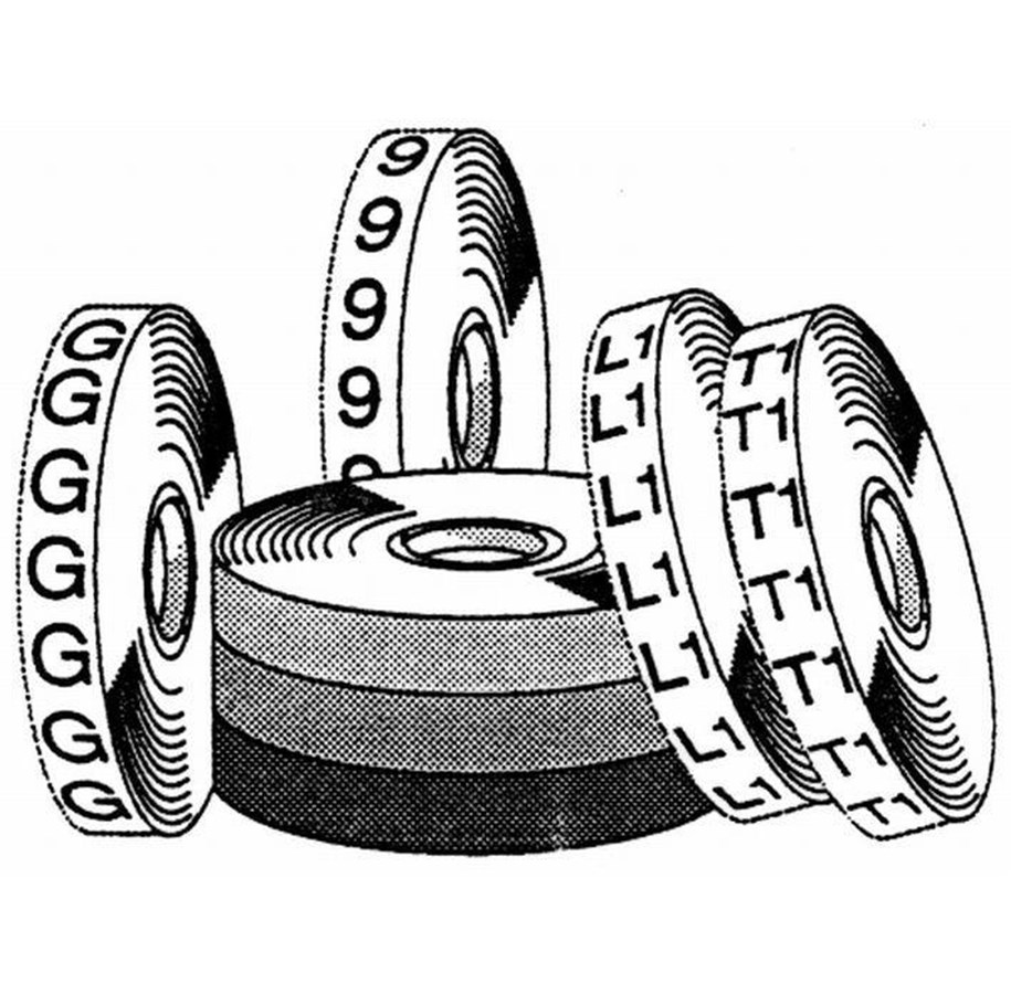 Kabel und Drähte - 3M 09374 sdr-5 wire marker tape number - 7000058259