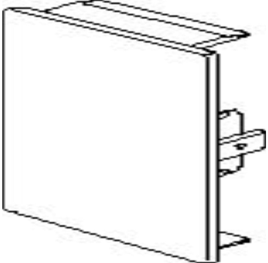 Tabletts, Schienenverteiler und Armaturen - Hager End plate br 70130 pg - M55737035
