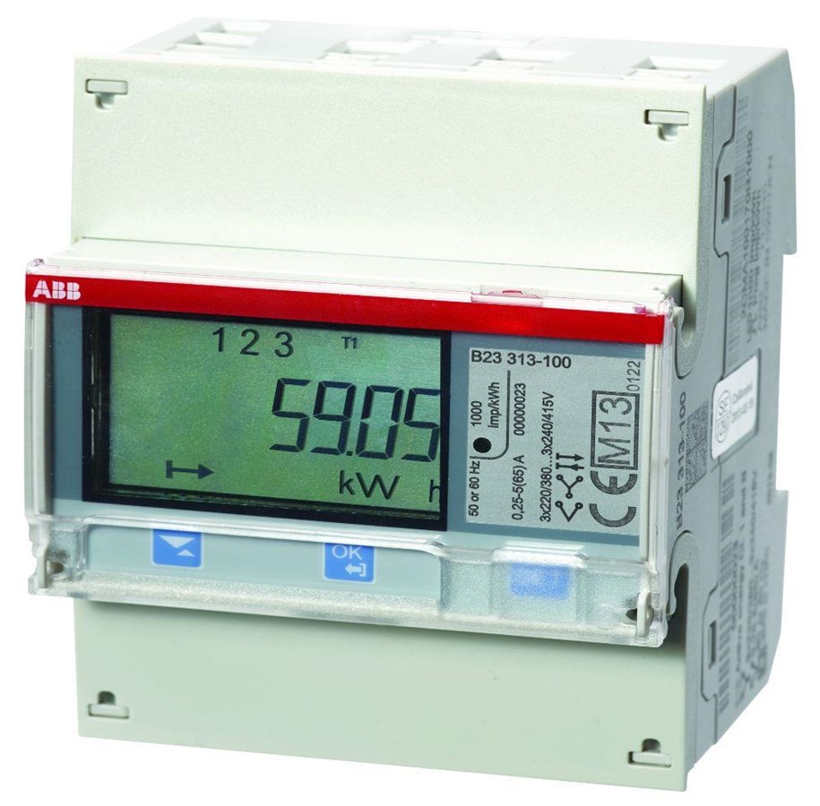 Komponenten für Schaltkästen und Schränke - ABB Kwh meter#b23 111-100 - 2CMA100163R1000