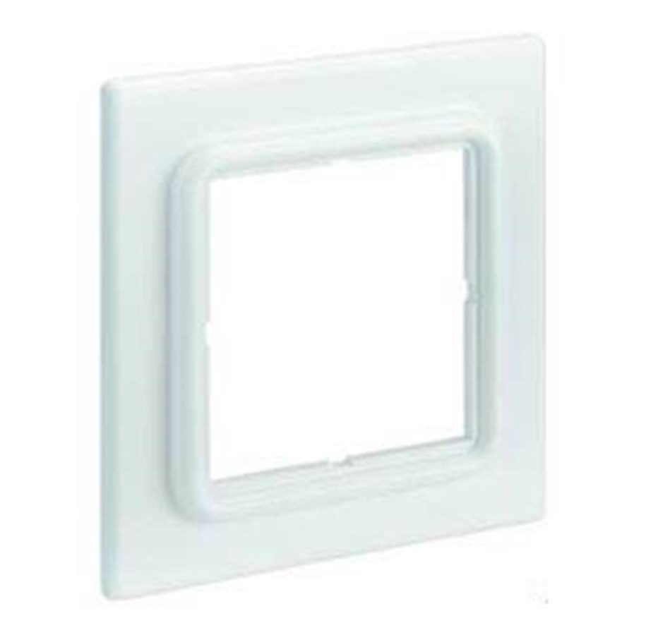 Steckdosen & Boxen - Leviton Faceplate frame for dual snap-in-jack module - 18985JW