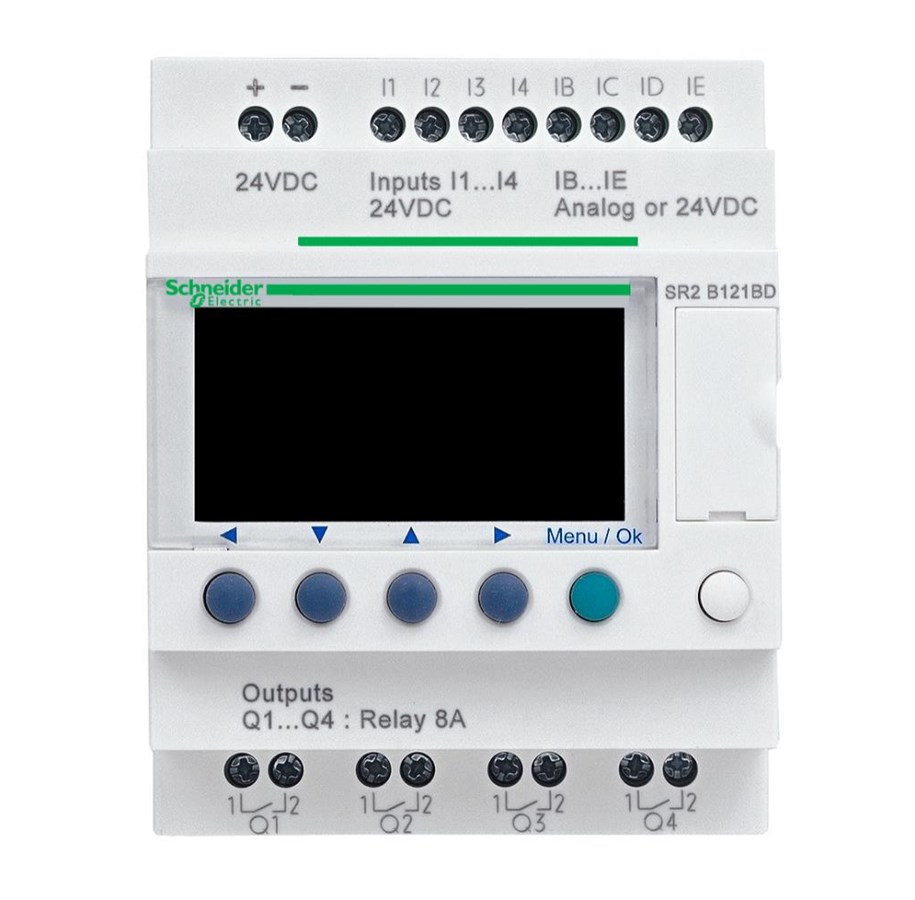 PLC, HMI, IOT und Industri PC - Schneider Electric Protection module sr 12 i o 24 vdc - SR2B121B