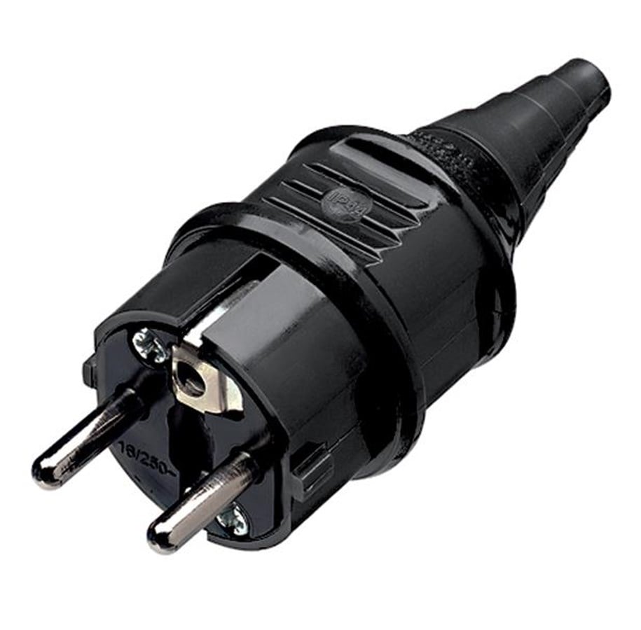 Schaltereinheiten - Mennekes Plug schuko 16a2p+e 230v ip44 - 10754