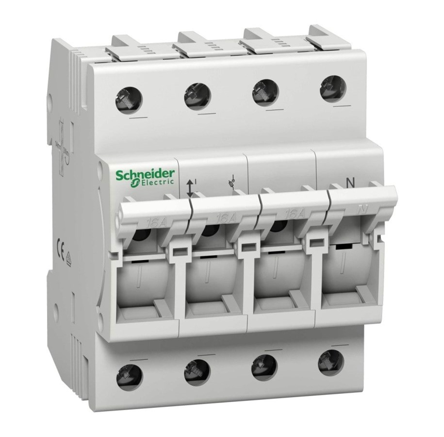 Komponenten für Schaltkästen und Schränke - LK Acti9 switchfuse d01 3p-n 16a - MGN01716