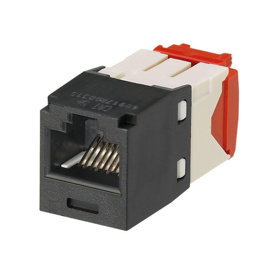 Netzwerkzubehör - PANDUIT Mini-com module cat 5e utp 8 pos 8 wire universal black - CJ5E88TGBL