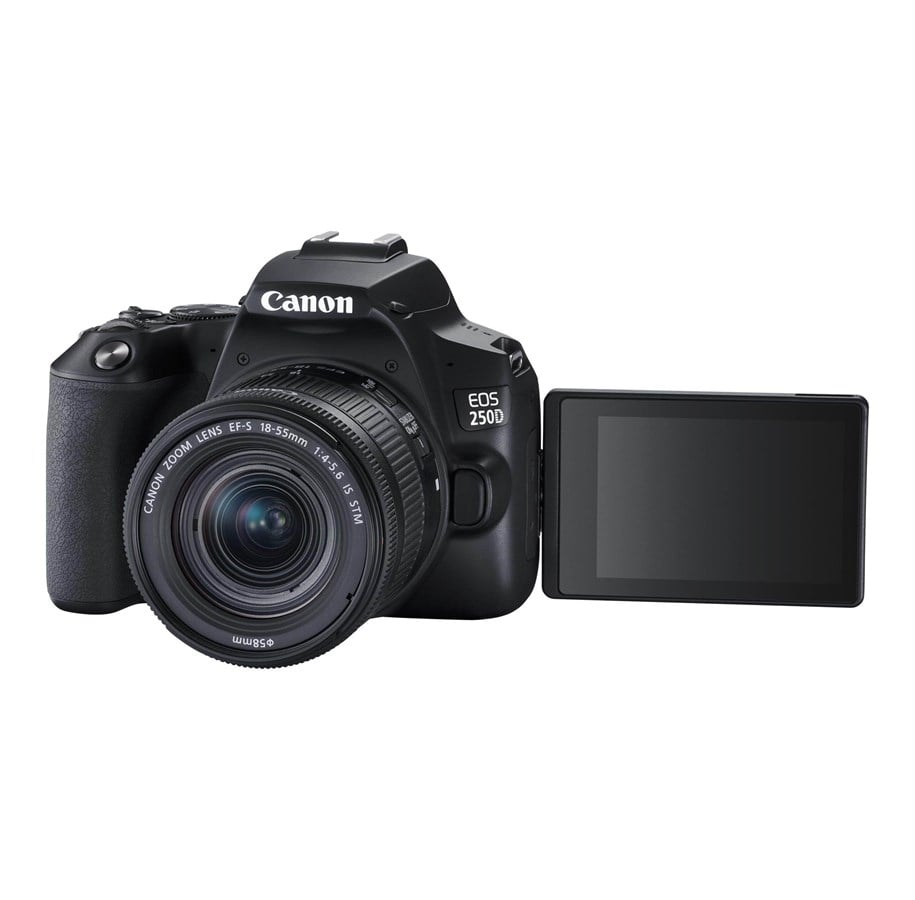 Digital Kameras - Canon EOS 250D 18-55mm III + 75-300mm III - Black - 3454C016
