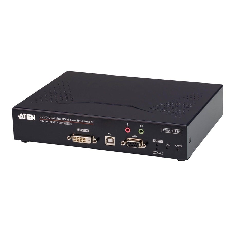 Repeater, boosters, bridges & Transceiver - ATEN ALTUSEN KE6910T DVI KVM Over IP Extender (Transmitter) - KE6910T-AX-G