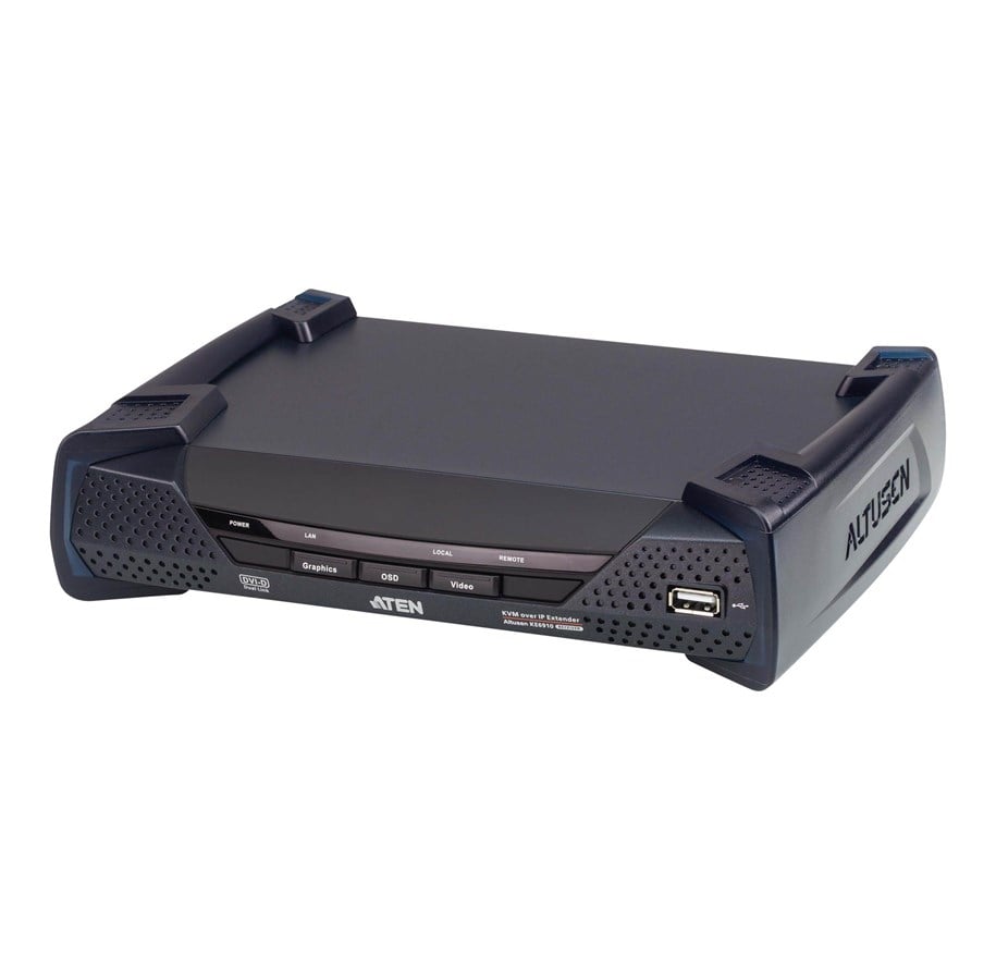 Repeater, boosters, bridges & Transceiver - ATEN ALTUSEN KE6910R DVI KVM Over IP Extender (Receiver) - KE6910R-AX-G