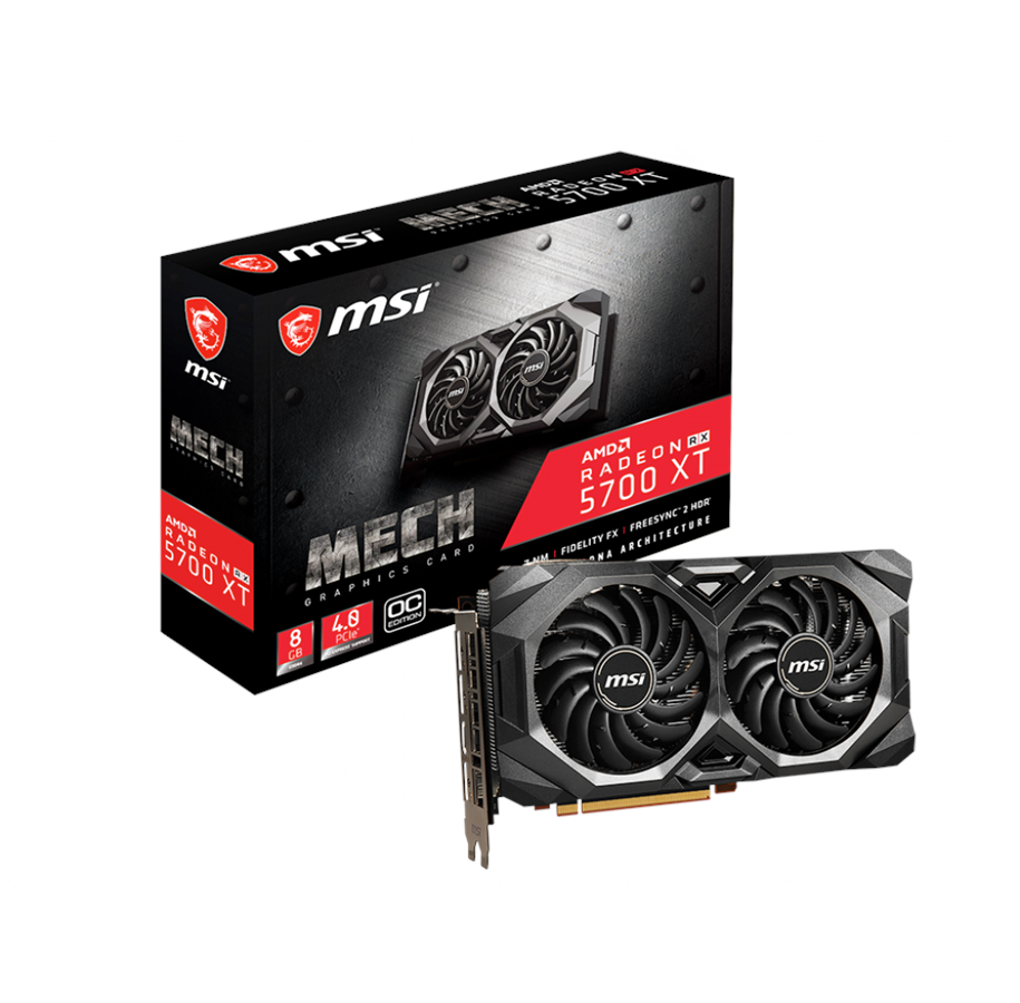 Grafikkarte - MSI Radeon RX 5700 XT MECH OC - 8GB GDDR6 RAM - Grafikkarte - RX 5700 XT MECH OC