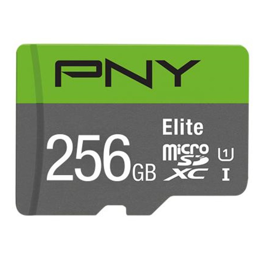 Speicherkarten - PNY Elite MicroSD/SD - 100MB/s - 256GB - P-SDU256V11100EL-GE