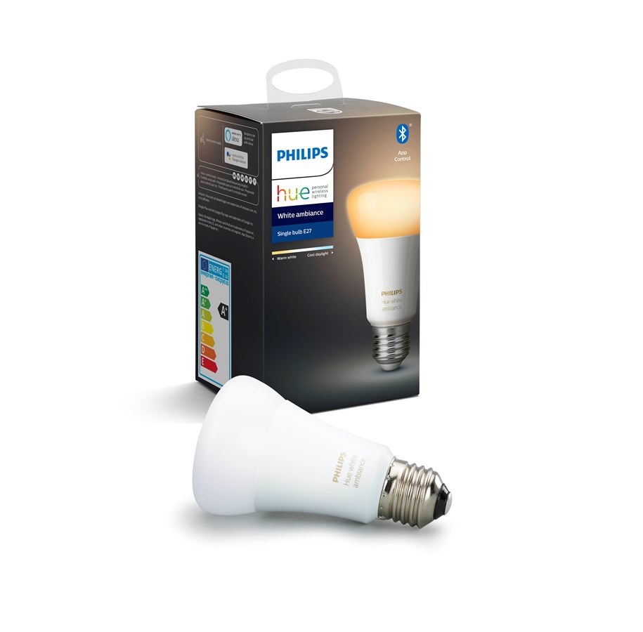 Smart-Home - Philips Hue White Ambiance E27-Lichtquelle - BT - 929002216901