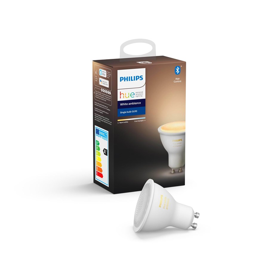 Smart-Home - Philips Hue White Ambiance GU10-Lichtquelle - BT - 929001953301
