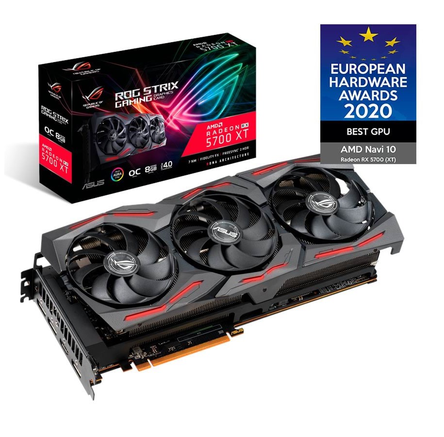 Grafikkarte - ASUS Radeon RX 5700 XT OC - 8GB GDDR6 RAM - Grafikkarte - 90YV0D90-M0NA00