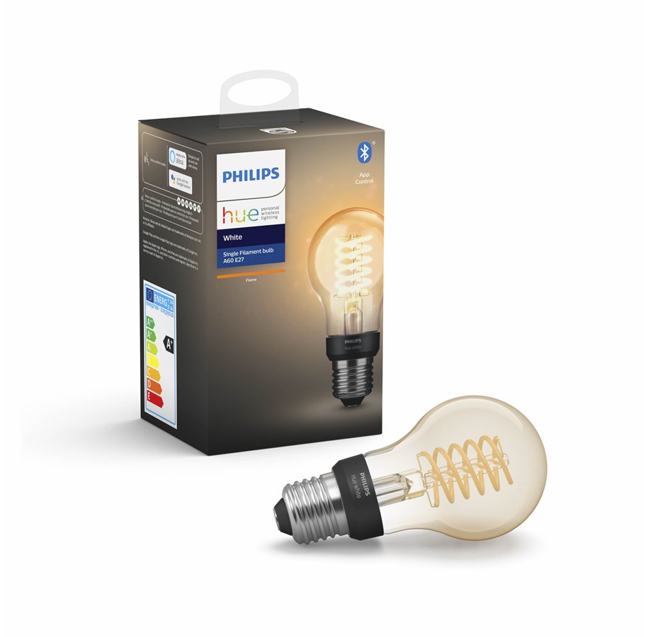 Smart-Home - Philips Hue White Filament A60 Bulb E27 - BT - 929002240901