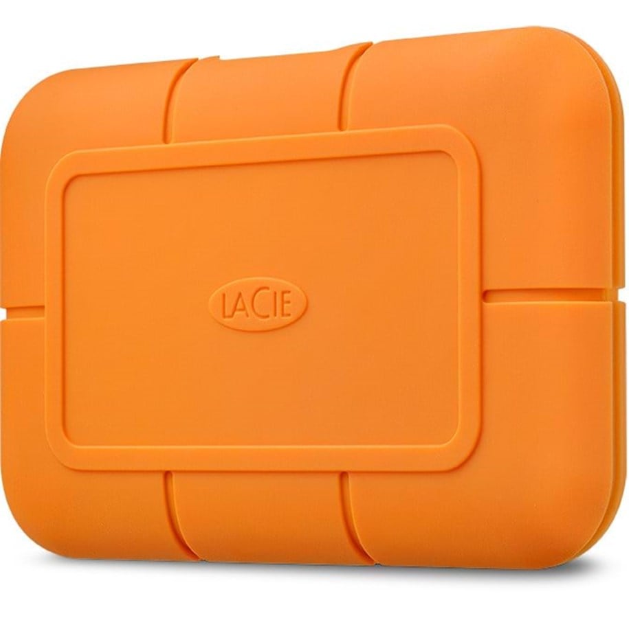 SSD - LaCie Rugged SSD USB-C Portable - 1TB - Orange - Extern SSD - Thunderbolt 3 - STHR1000800
