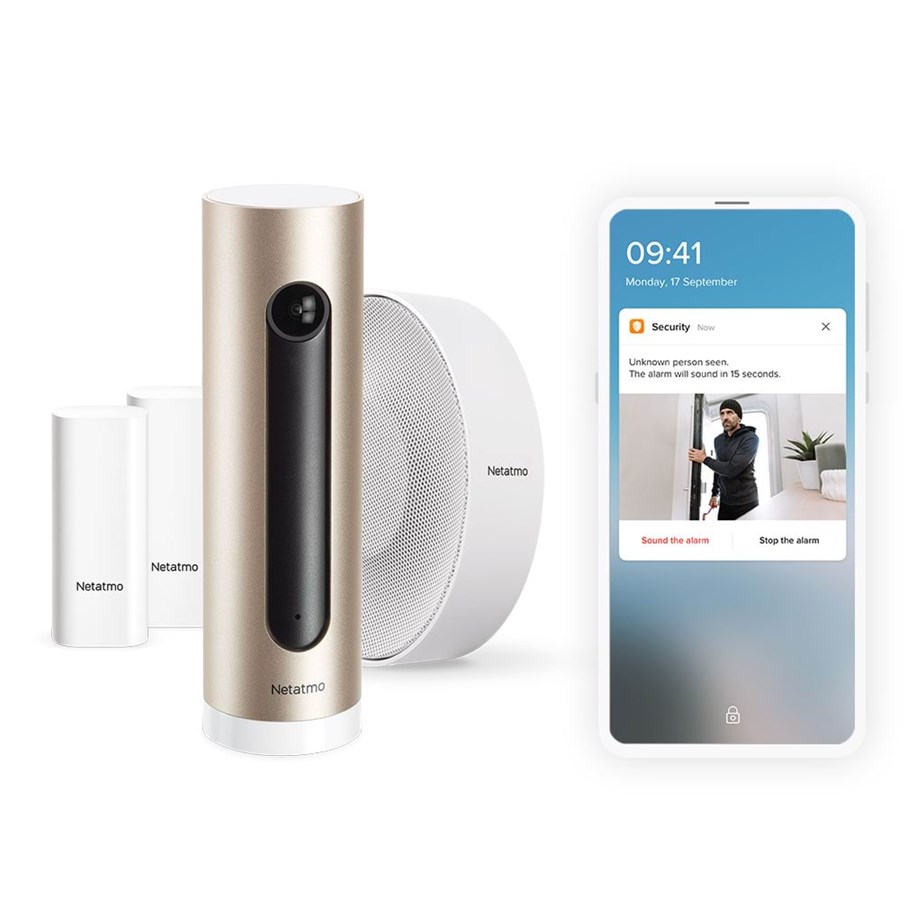 Smart-Home - Netatmo Smarte Alarmanlage mit Kamera - NBU-ICSS-EU