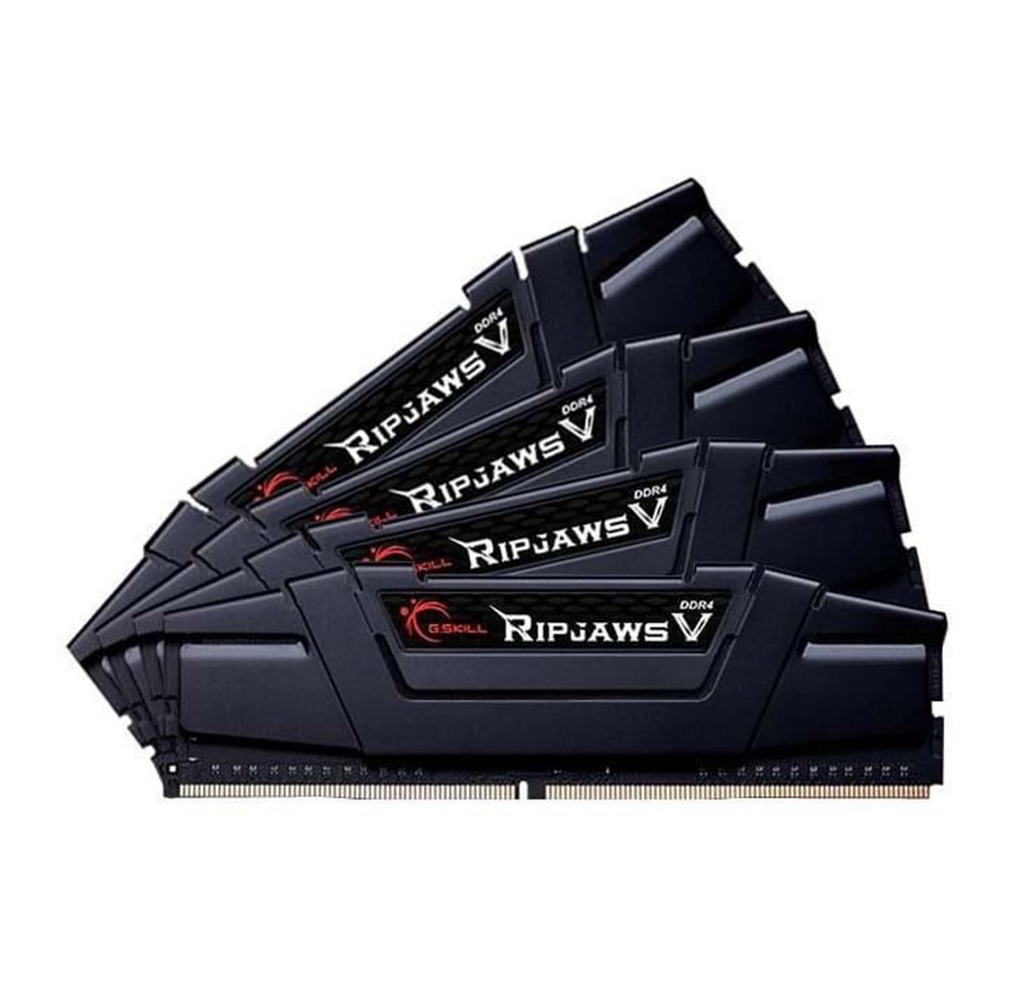 RAM - G.Skill Ripjaws V DDR4-4000 - 32GB - CL18 - Quad Channel (4 pcs) - Intel XMP - Schwarz - F4-4000C18Q-32GVK