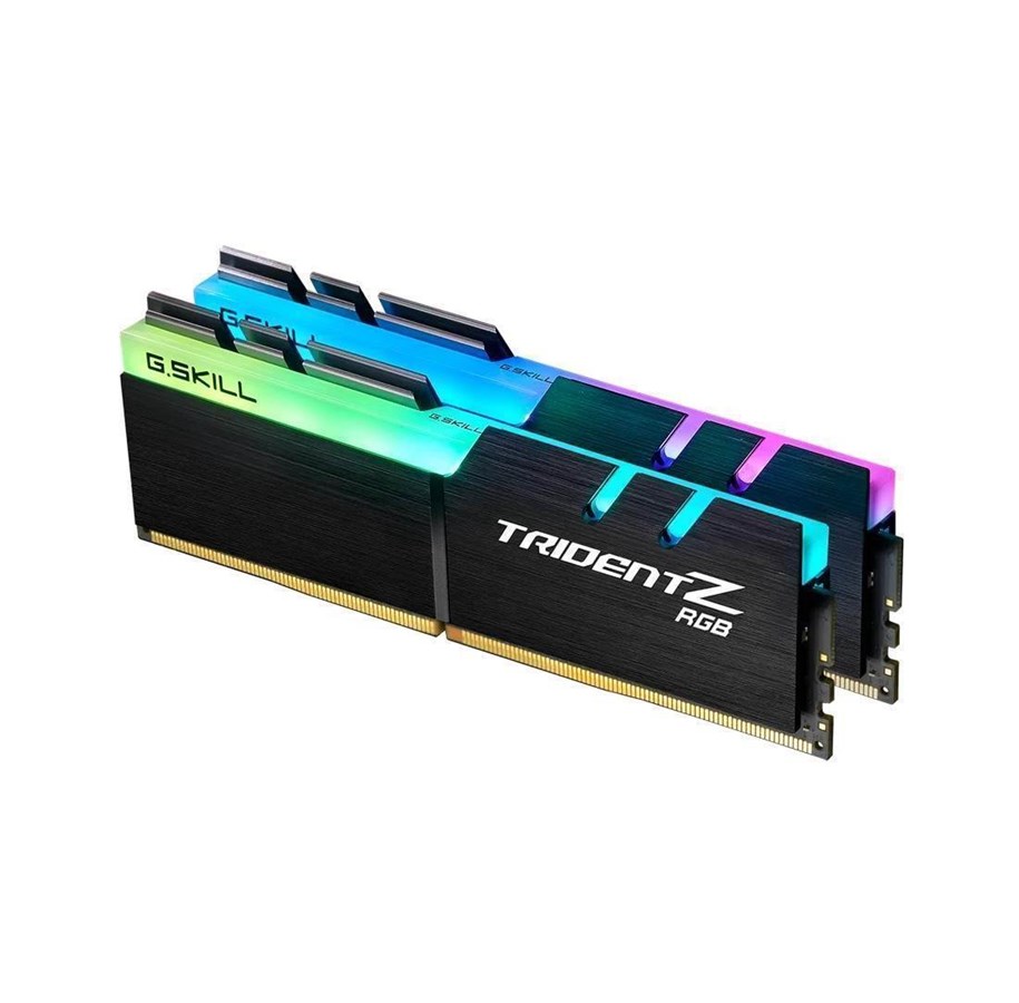 RAM - G.Skill Trident Z RGB DDR4-4000 - 16GB - CL18 - Dual Channel (2 pcs) - Intel XMP - Schwarz mit RGB - F4-4000C18D-16GTZRB