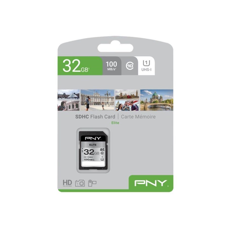 Speicherkarten - PNY Elite SD - 100MB/s - 32GB - P-SD32GU1100EL-GE