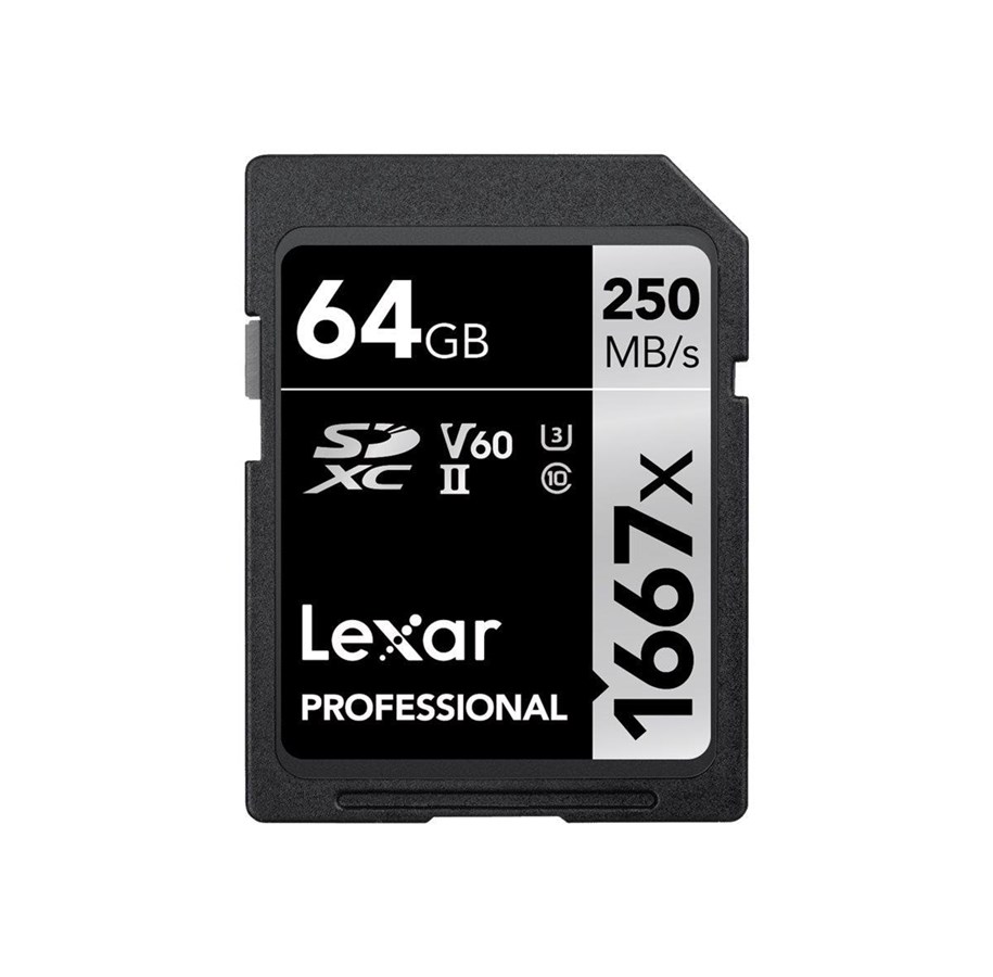 Speicherkarten - Lexar Professional SILVER 1667x - 250MB/s - 64GB - LSD64GCB1667