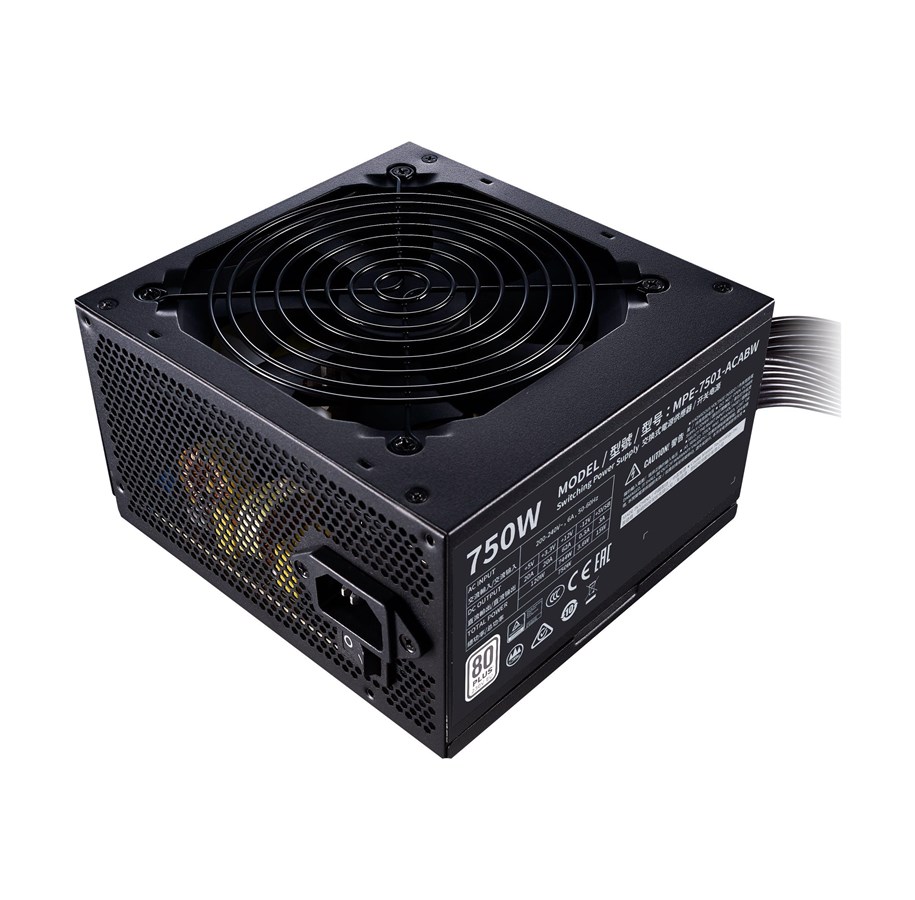 Netzteile - Cooler Master MWE White V2 750 Netzteile - 750 Watt - 120 mm - ATX 2.52 - 80 Plus White (bis zu 80% effektiv) - MPE-7501-ACABW-EU