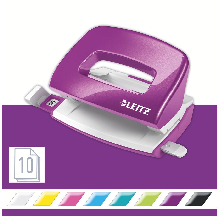 Locher und Tacker - Leitz  NeXXt WOW Mini-Locher Violett - 50601062
