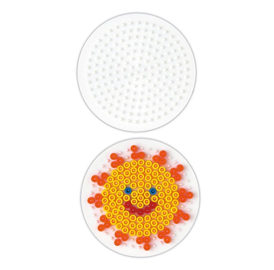 Kreativ-Spiele - Hama Ironing Beads Plate-Small Round - 222