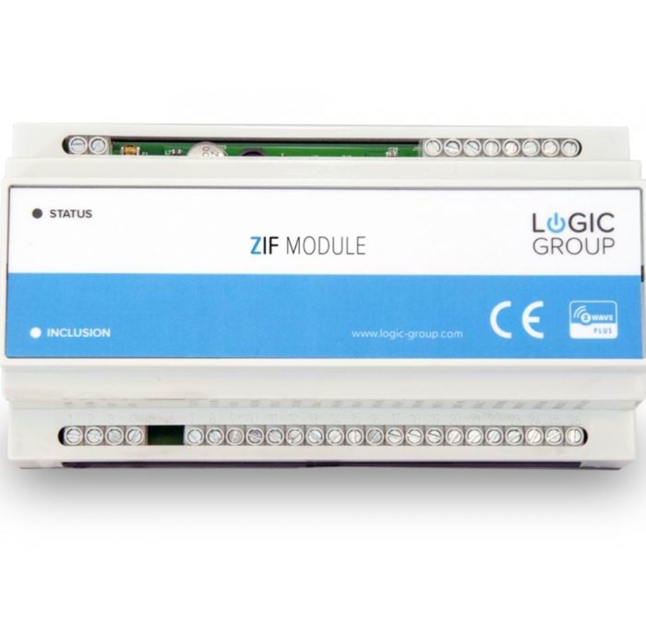 Smart-Home - Logic Group ZIF5030 Z-Wave DIN-Rail Smart Module for Heating Systems - ZIF5030