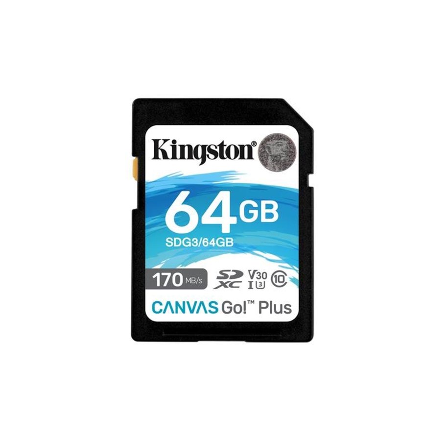 Speicherkarten - Kingston Canvas Go! Plus SD - 170MB/s - 64GB - SDG3/64GB
