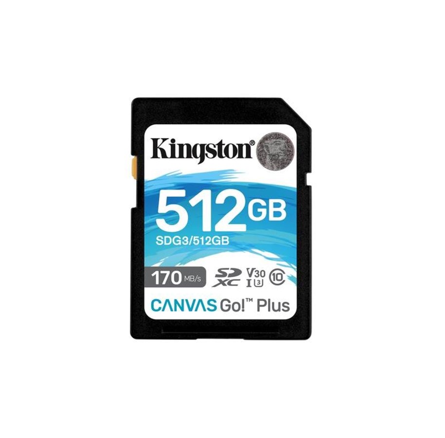 Speicherkarten - Kingston Canvas Go! Plus SD - 170MB/s - 512GB - SDG3/512GB