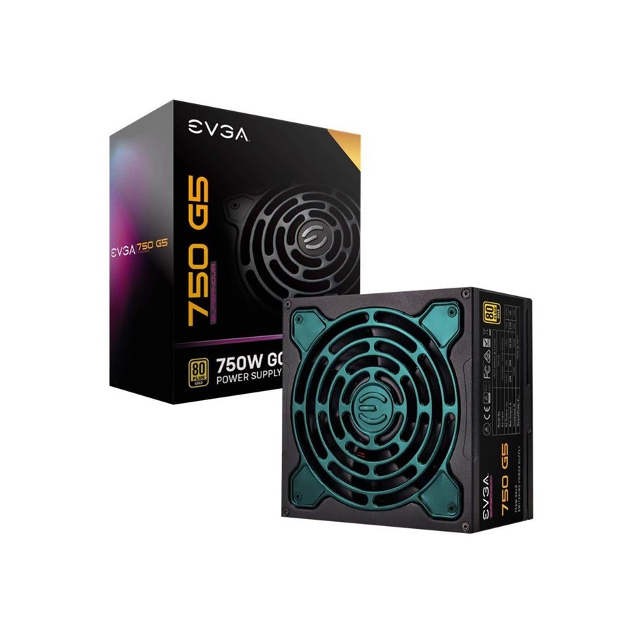 Netzteile - EVGA SuperNOVA 750 G5 Netzteile - 750 Watt - 130 mm - ATX - 80 Plus Gold zertifiziert - 220-G5-0750-X2