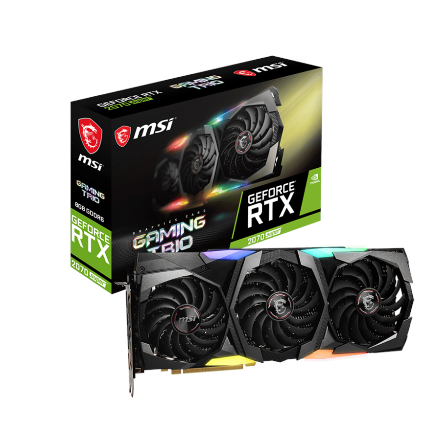 Grafikkarte - MSI GeForce RTX 2070 SUPER GAMING TRIO - 8GB GDDR6 RAM - Grafikkarte - RTX 2070 SUPER GAMING TRIO