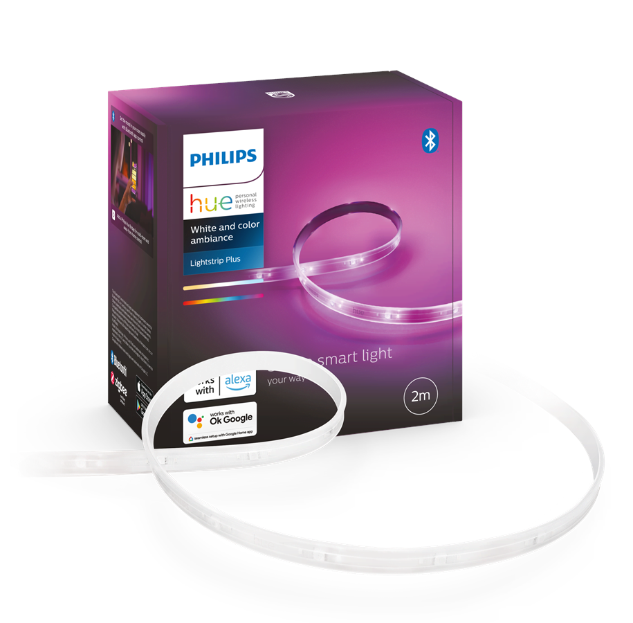 Smart-Home - Philips Hue Lightstrip Plus V4 Basis-Set 2 Meter - 929002269101